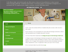 Tablet Screenshot of dermatologiaveterinaria.it